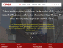Tablet Screenshot of cpos.cz
